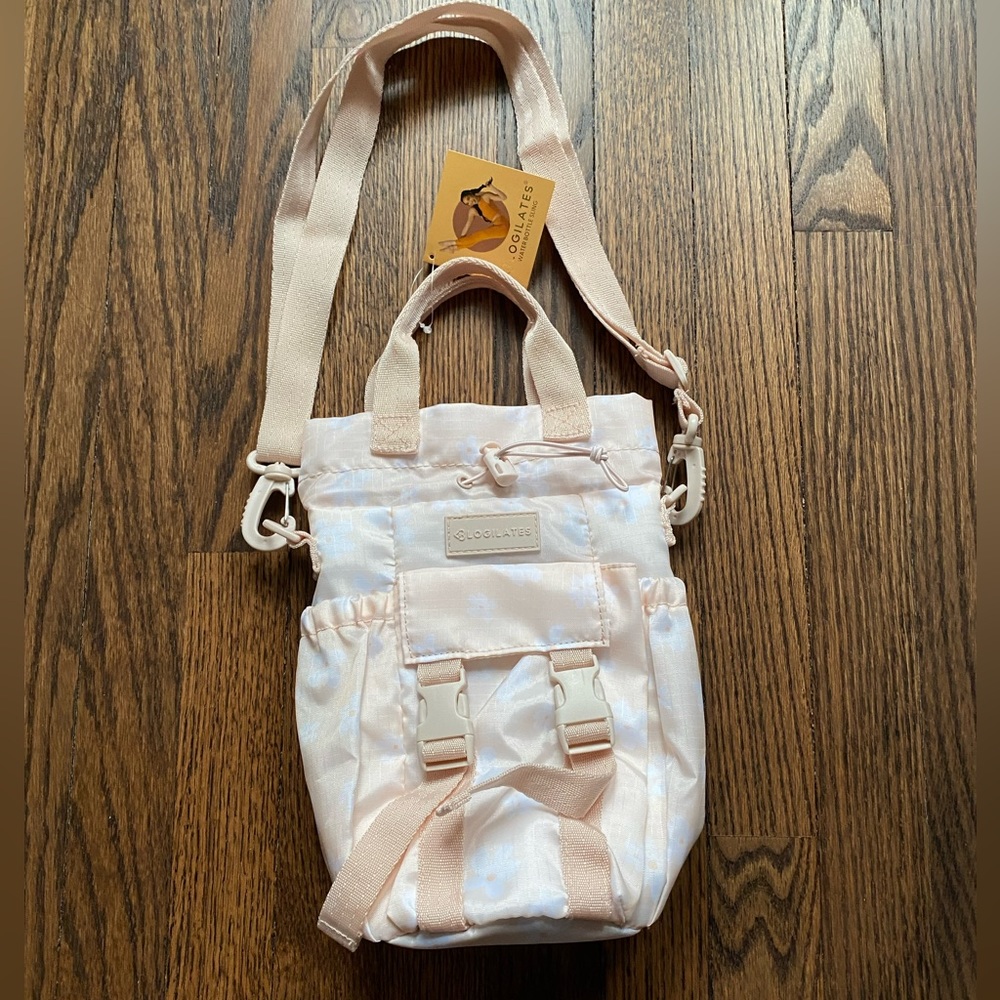 Blogilates water bottle sling - peach